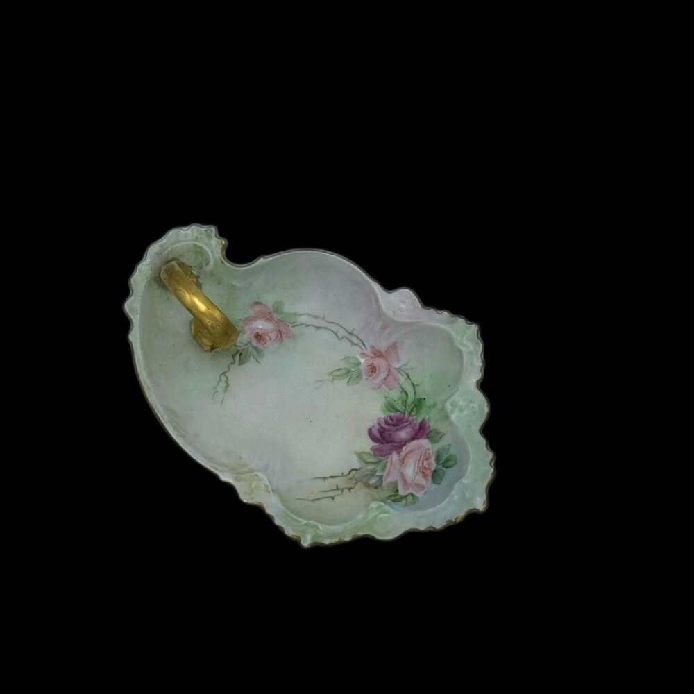 MZ Austria Candy Trinket Dish Vintage Porcelain Handpainted